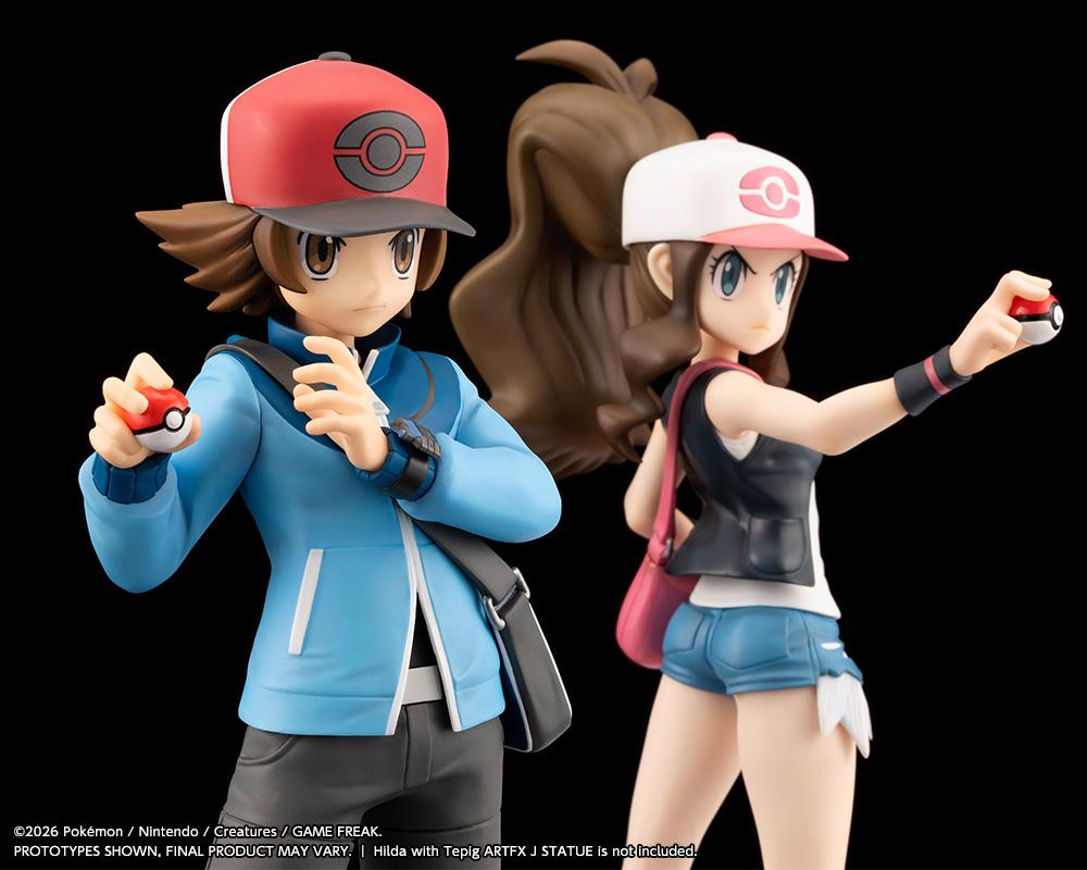 Pokemon Hilbert with Victini ARTFX J STATUE