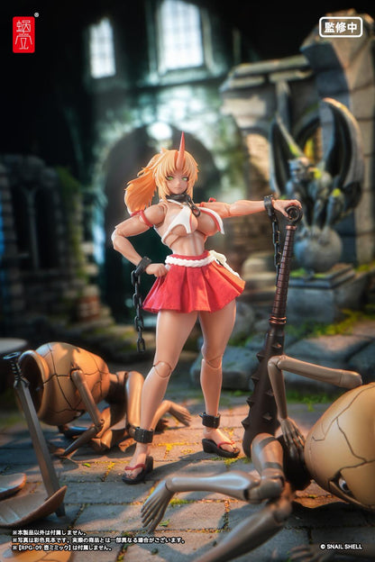 RPGEX-08 Oni Miko Second Daughter Momiji 1/12 Complete Model Action Figure