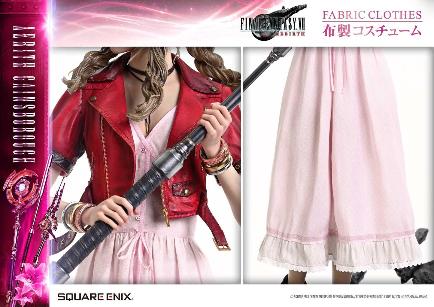 SQUARE ENIX MASTERLINE FINAL FANTASY VII REBIRTH 1/4 Scale – AERITH GAINSBOROUGH [50% deposit required]