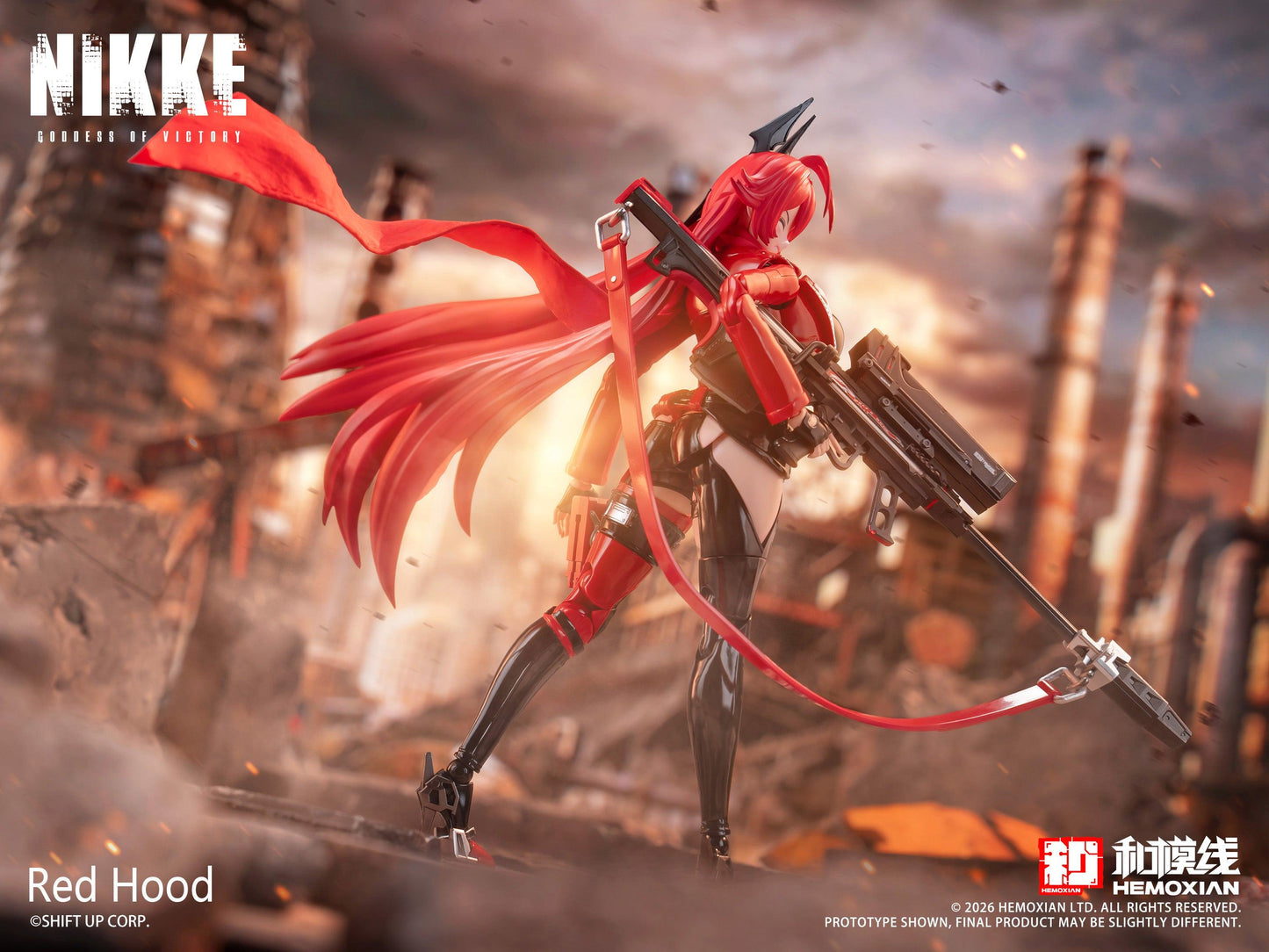 (Model Kits) GODDESS OF VICTORY: NIKKE Red Hood 1/12 Plastic Kit 1/12 Scale Plastic Model Kit