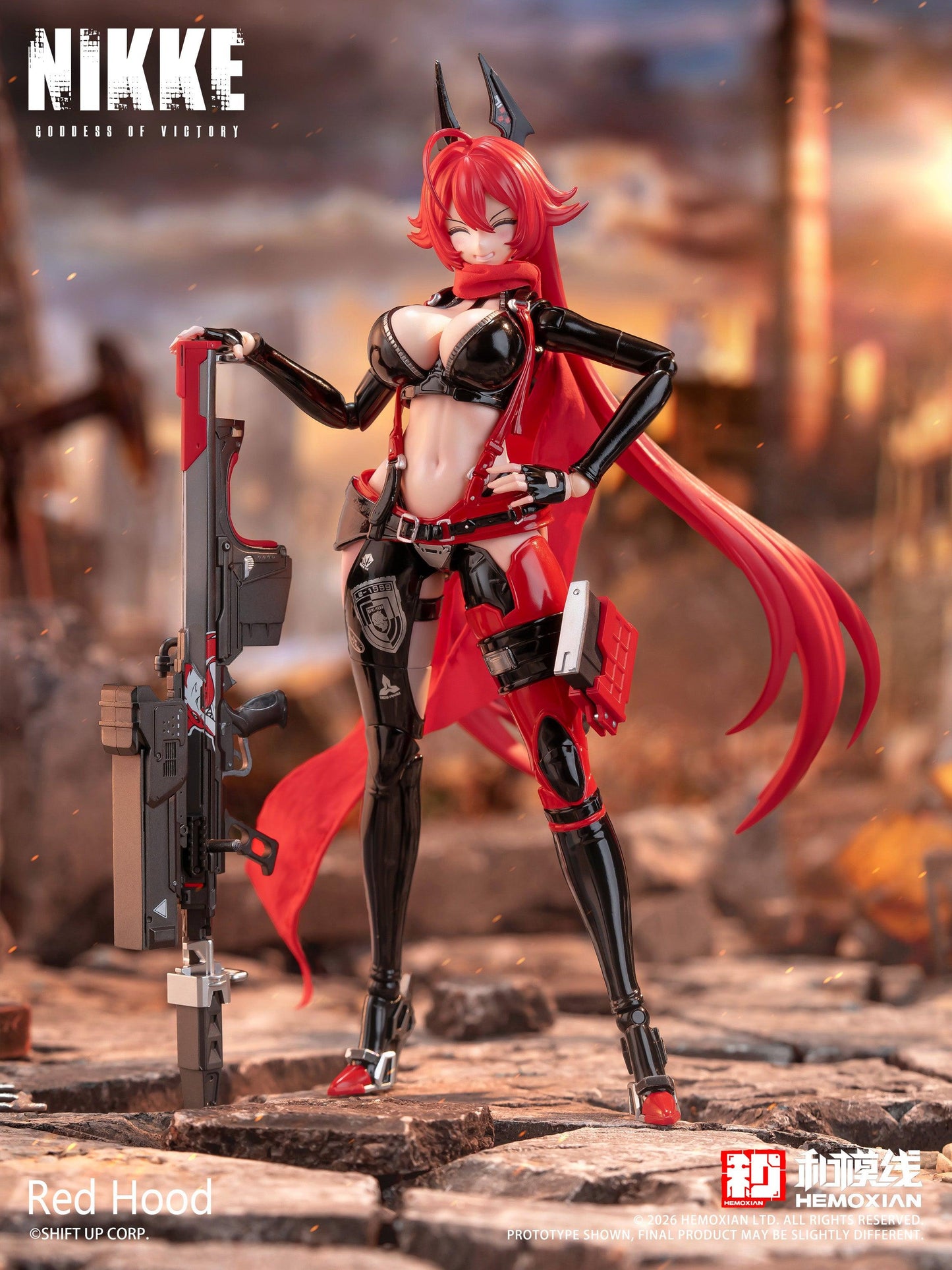 (Model Kits) GODDESS OF VICTORY: NIKKE Red Hood 1/12 Plastic Kit 1/12 Scale Plastic Model Kit