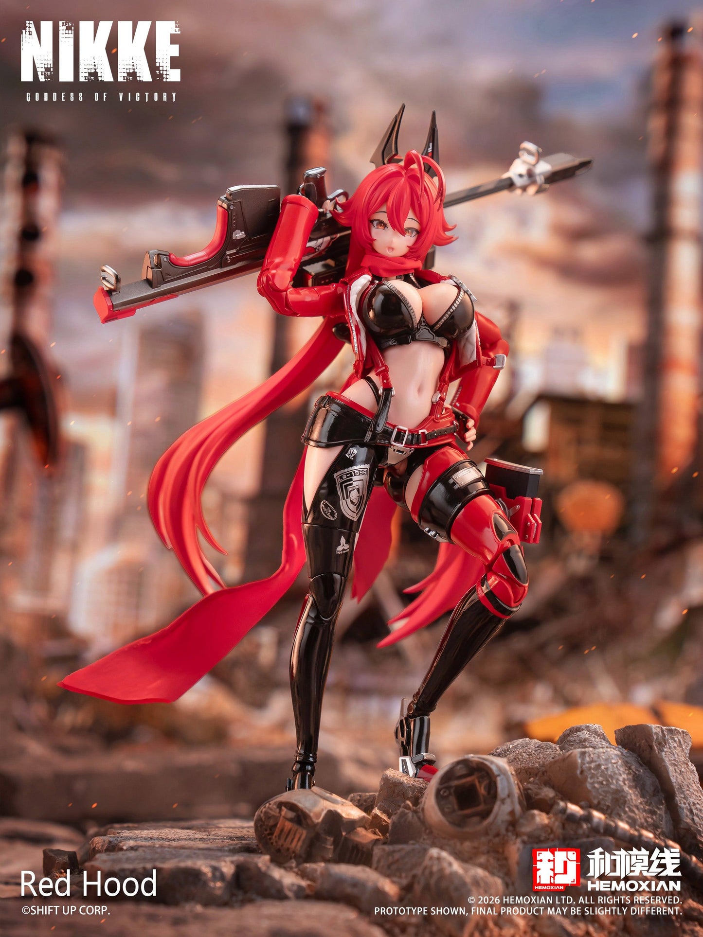 (Model Kits) GODDESS OF VICTORY: NIKKE Red Hood 1/12 Plastic Kit 1/12 Scale Plastic Model Kit