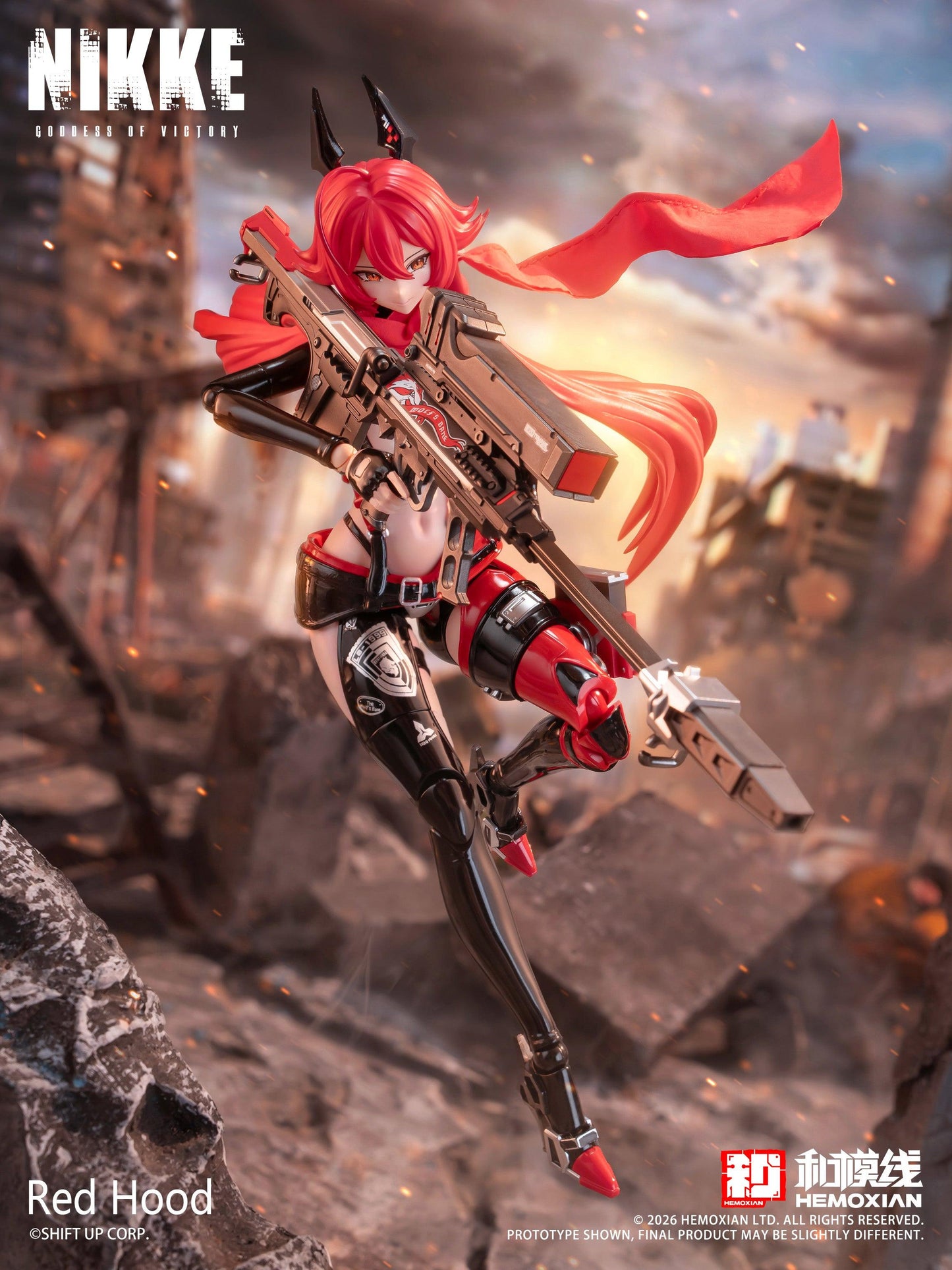 (Model Kits) GODDESS OF VICTORY: NIKKE Red Hood 1/12 Plastic Kit 1/12 Scale Plastic Model Kit