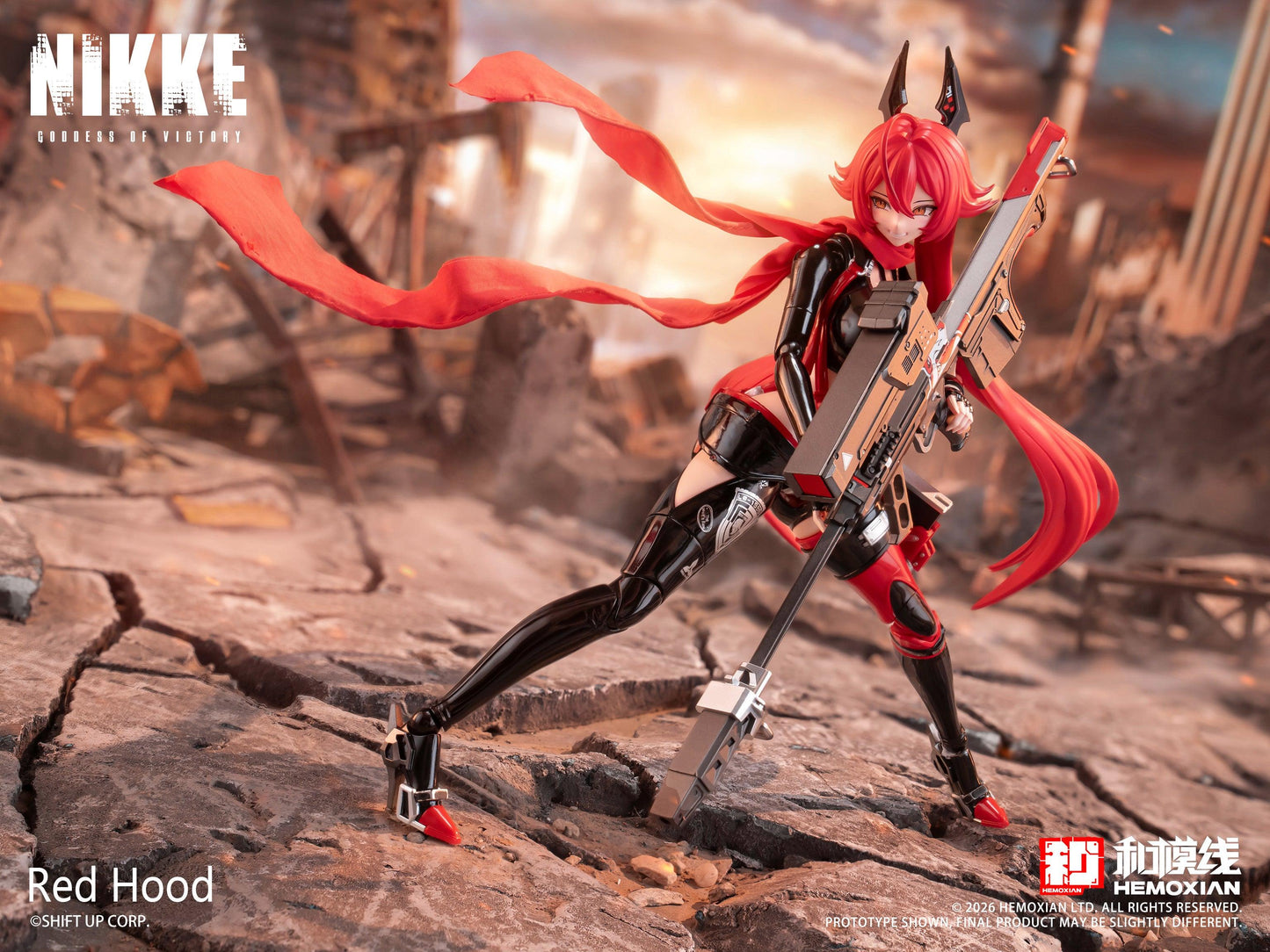 (Model Kits) GODDESS OF VICTORY: NIKKE Red Hood 1/12 Plastic Kit 1/12 Scale Plastic Model Kit