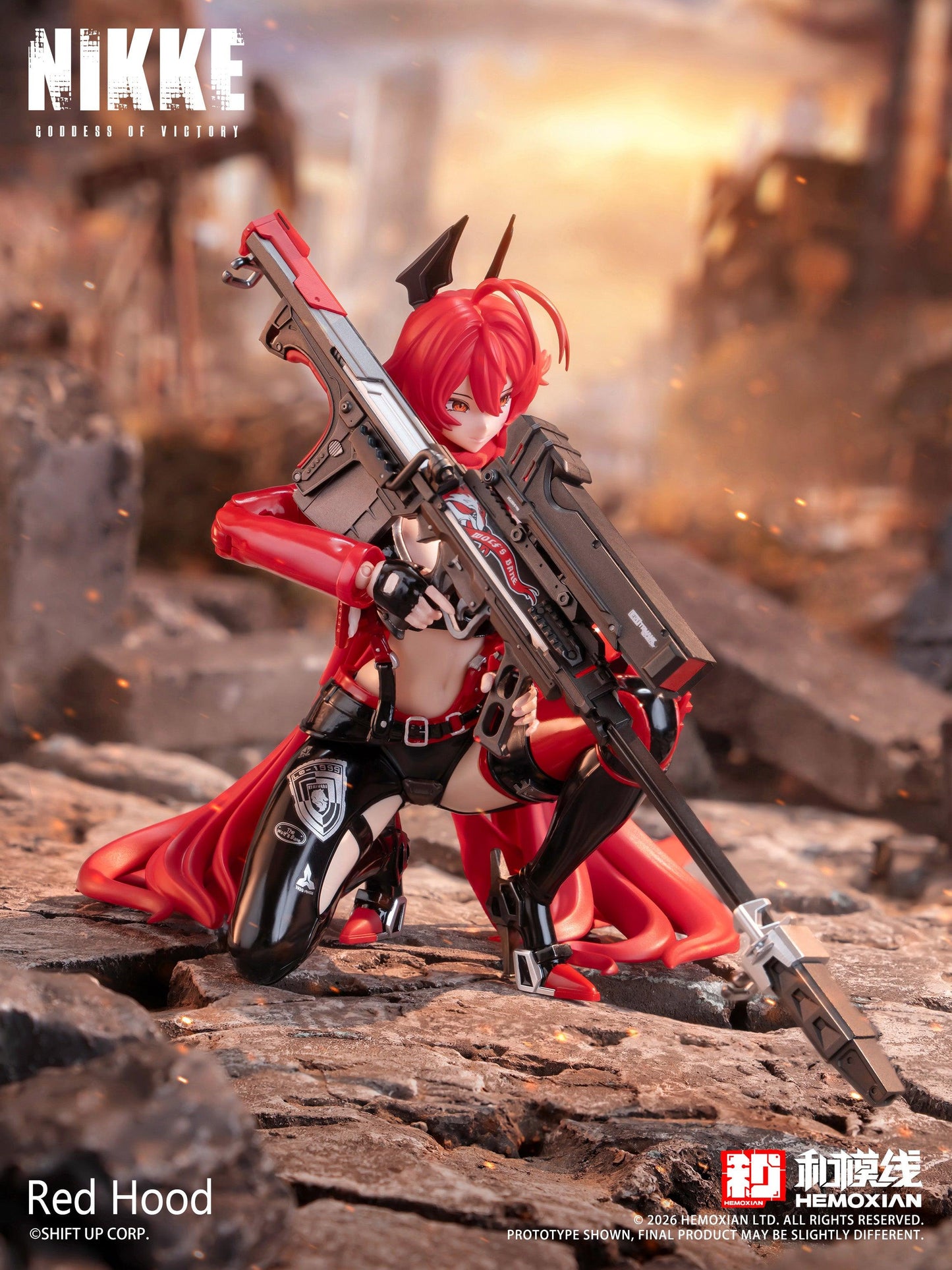 (Model Kits) GODDESS OF VICTORY: NIKKE Red Hood 1/12 Plastic Kit 1/12 Scale Plastic Model Kit