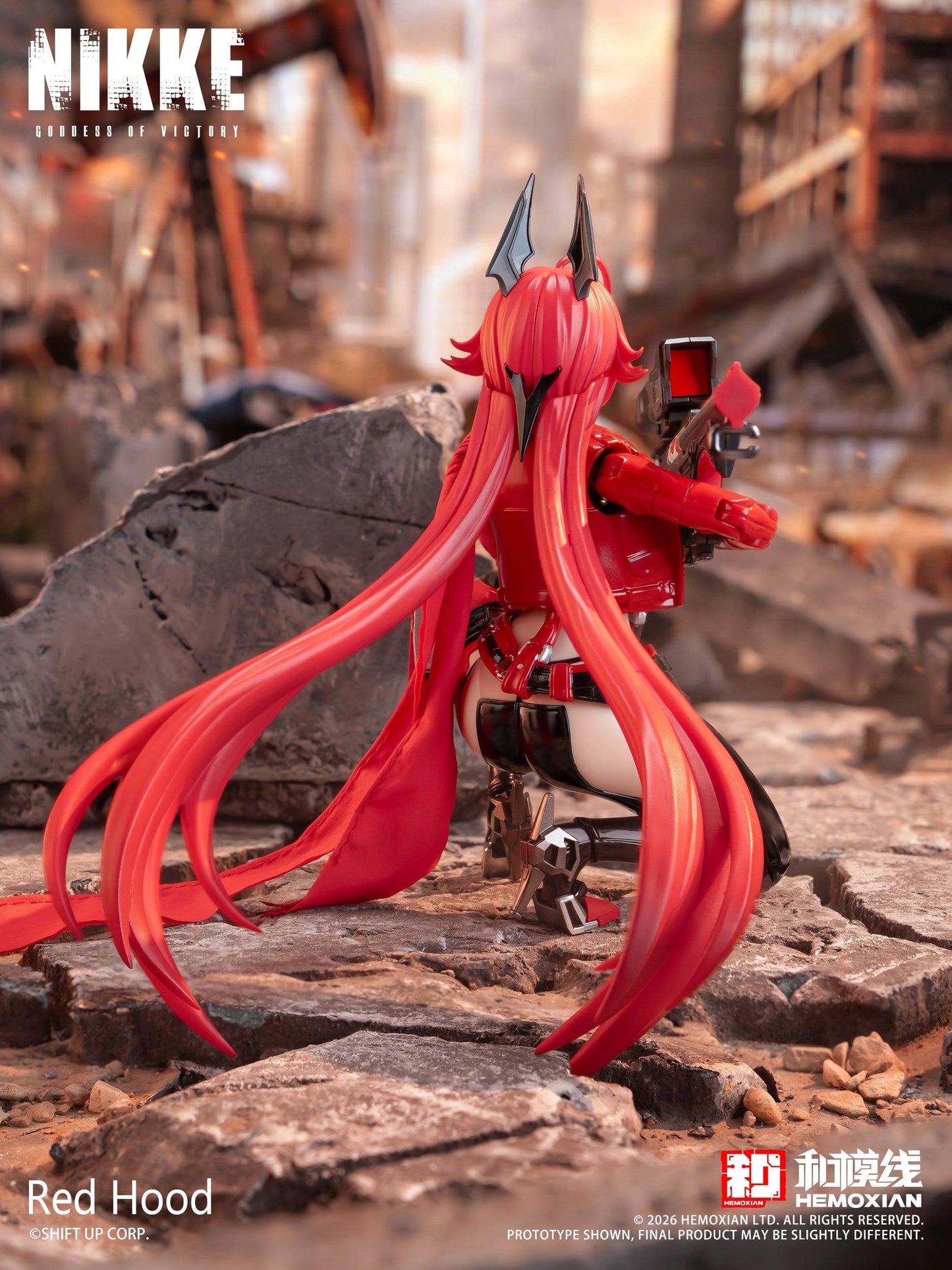 (Model Kits) GODDESS OF VICTORY: NIKKE Red Hood 1/12 Plastic Kit 1/12 Scale Plastic Model Kit