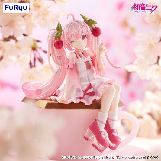 Hatsune Miku Noodle Stopper Figure -Sakura Miku 2025 Wink ver.-