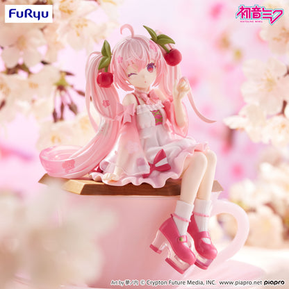 Hatsune Miku Noodle Stopper Figure -Sakura Miku 2025 Wink ver.-