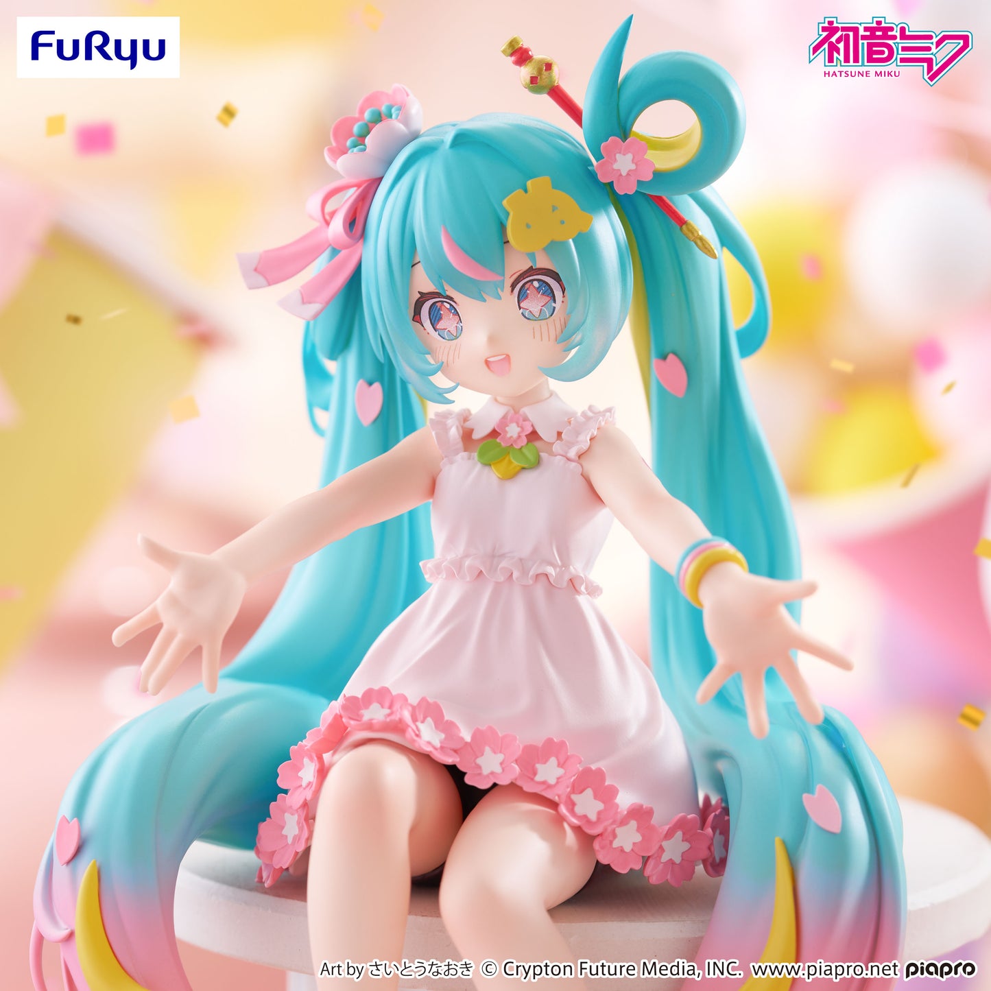 Hatsune Miku Noodle Stopper Figure -Hatsune Miku 10th Anniversary-