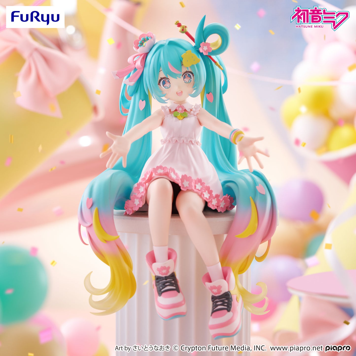 Hatsune Miku Noodle Stopper Figure -Hatsune Miku 10th Anniversary-
