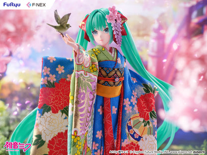 Yoshitoku x F:NEX Hatsune Miku -Japanese Doll- 1/4 Scale Figure [50% Deposit Required]